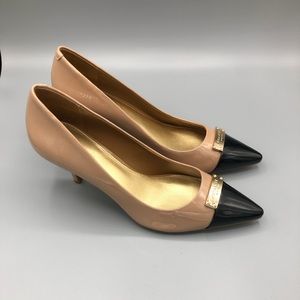 Coach Two-Toned Leather Pumps